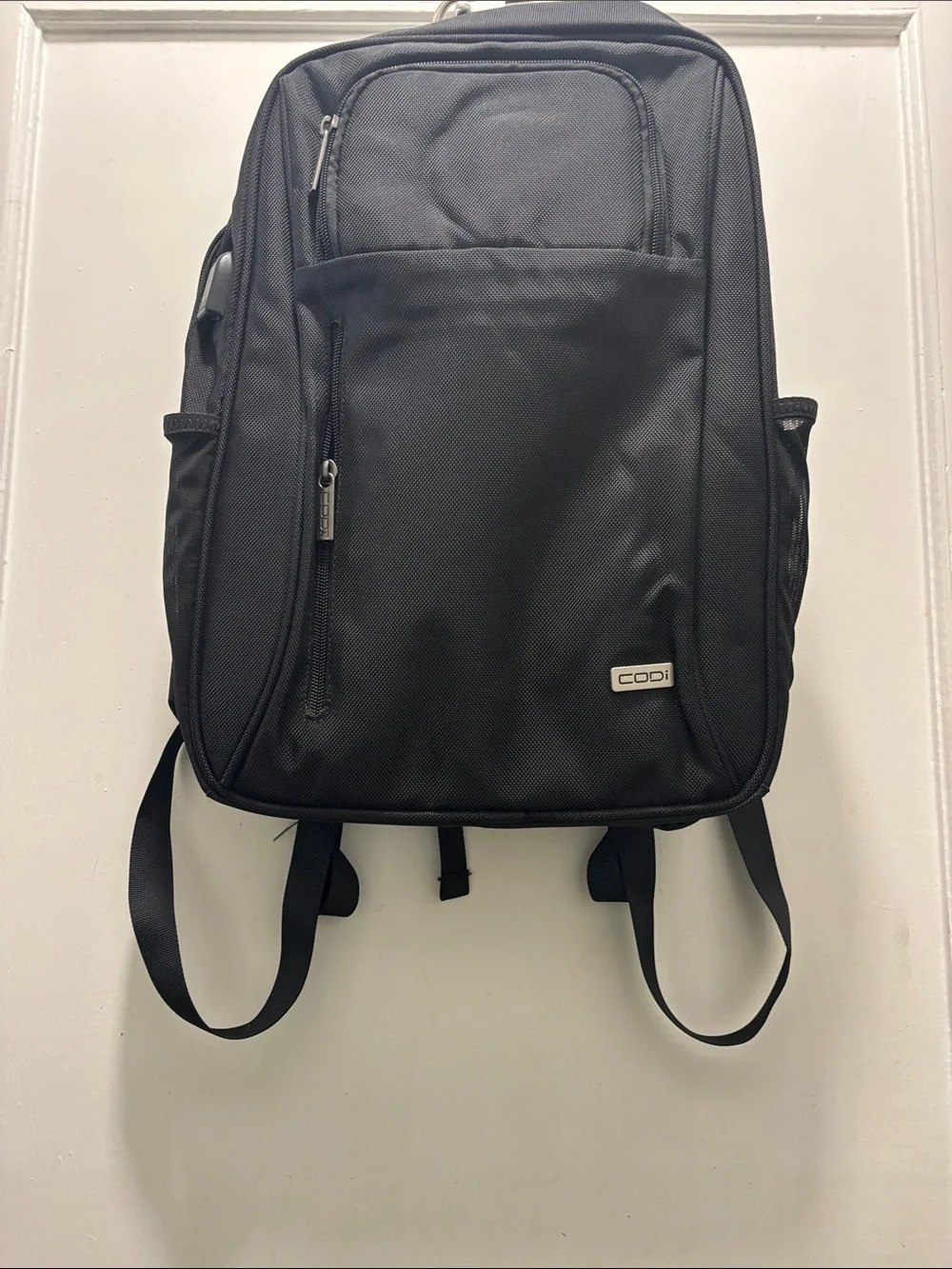 CODI Black Men's Backpack — Sleek Commuter Laptop Bag